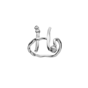 H Alphabet Ring - Sølv