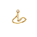 I Alphabet Ring - Forgyldt