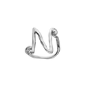 N Alphabet Ring - Sølv