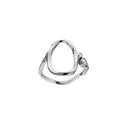 O Alphabet Ring - Sølv