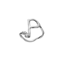 P Alphabet Ring - Forgyldt