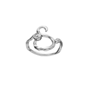 S Alphabet Ring - Sølv