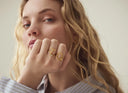 T Alphabet Ring - Forgyldt