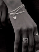 Sis Ring Goldplated Silver