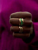 Soma Ring Goldplated Silver