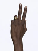 Omotesando Chunk Ring Goldplated Silver