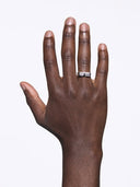 Us Three Signet Ring Silver