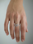 SIS Collet Ring Silver