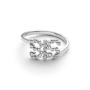 SIS Collet Ring Silver
