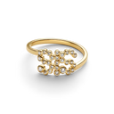SIS Collet Ring Gold