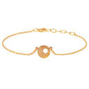 Dreamcatcher Armbånd mini - Forgyldt