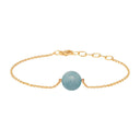 Armbånd with Malaysia Jade - Forgyldt