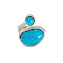 KOLO ring med Turquoise - Sølv