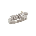 MILLE ring NO. 3 with diamond - Sølv