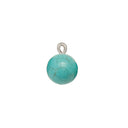 Turquoise til armring with chain - Sølv