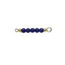 Lapis top til armring - Forgyldt