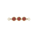 Koulè top with agate til armring - Forgyldt