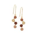HORIZON earhook red mix - Forgyldt