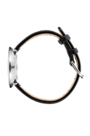 Bankers hvid 34 mm med læderrem - 53101-1601