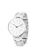 Bankers hvid 34 mm med lænke - 53101-1628