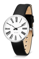 Roman hvid 34 mm med læderrem - 53301-1601