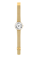 Roman hvid 34 mm med meshrem - 53307-1609