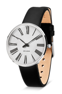 Roman Sunray Silver 34 mm med læderrem