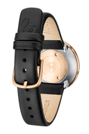 Roman hvid 34 mm med læderrem - 53311-1601RP
