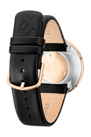Roman hvid 40 mm med læderrem - 53312-2001RP