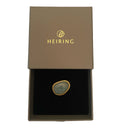 KOLO ring with Aquamarine - Forgyldt