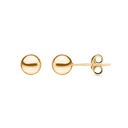 8 kt guld ørestikker kugle - 6 mm