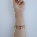 Link Armbånd i Forgyldt