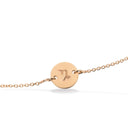 #TagMe rund Stenbuk sølv fg. m/kæde17cm