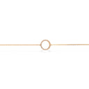 Armbånd cirkel cubic zir.  8 kt.