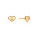 8 kt guld ørestikker hjerte