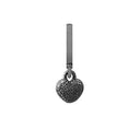 Shine Love - sort rhodineret sølv charm - 610-B37