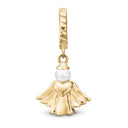 Heavenly Angel charm, Forgyldt Sølv-Charm til 6 mm Christina armbånd