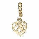 Happy New Year 2020 - forgyldt sølv charm - 610-G85