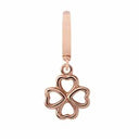 Foursome rose - forgyldt sølv charm - 610-R12