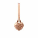 Shine Love rose - forgyldt sølv charm - 610-R37