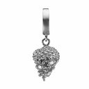 Pine Cone - sølv charm - 610-S70