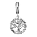 Topaz Tree of Life - sølv charm - 610-S78