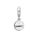 Christina - HAPPY FAMILY - sølv - charm - 610-S89