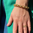 Armbånd chunky sølv fg.