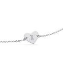 #TagMe hjerte Tvilling sølv m/kæde 17cm