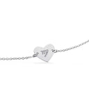 #TagMe hjerte Jomfru sølv m/kæde 17cm