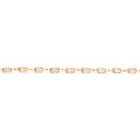 SoHo armbånd baguette cubic zir. sølv fg.
