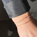 SoHo armbånd baguette cubic zir. sølv fg.