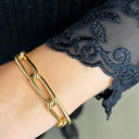 Armbånd links sølvforgyldt