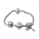 Hearts & Love Charms Armbånd Sæt i Sterling Sølv Med 3 Charms